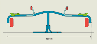 Tp Spiro Spin 360 Degree Rotating Seesaw - SWINGS/SLIDE OUTDOOR GAMES - Beattys of Loughrea
