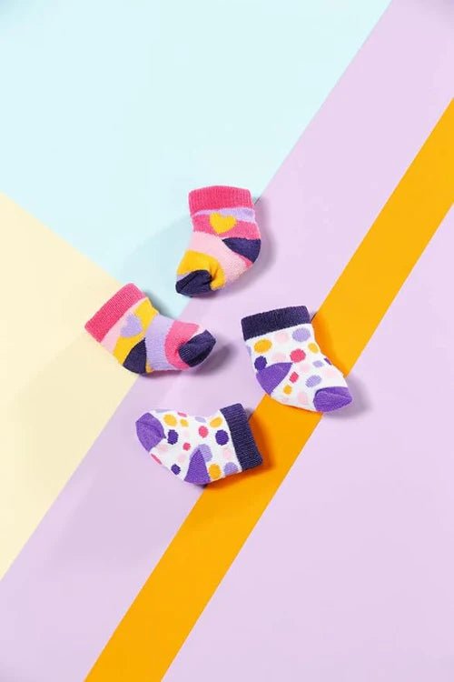 Baby Born 2Pk Socks Assorted Styles - DOLL ACCESSORIES/PRAMS - Beattys of Loughrea