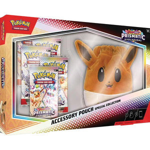 Pokémon TCG: Scarlet & Violet 8.5 – Prismatic Evolutions - Accessory Pouch Special Collection - HALLOWEEN, PKT MONEY, JOKE - Beattys of Loughrea