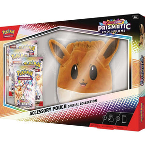 Pokémon TCG: Scarlet & Violet 8.5 – Prismatic Evolutions - Accessory Pouch Special Collection - HALLOWEEN, PKT MONEY, JOKE - Beattys of Loughrea