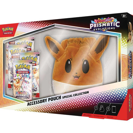 Pokémon TCG: Scarlet & Violet 8.5 – Prismatic Evolutions - Accessory Pouch Special Collection - HALLOWEEN, PKT MONEY, JOKE - Beattys of Loughrea