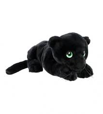 25cm Keeleco Black Jungle Cat - SOFT TOYS - Beattys of Loughrea