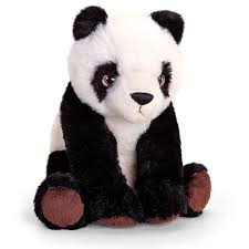 18cm Eco Plush Panda - SOFT TOYS - Beattys of Loughrea