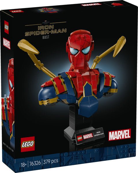 Lego 76326 Iron Spider - Man Bust - CONSTRUCTION - LEGO/KNEX ETC - Beattys of Loughrea