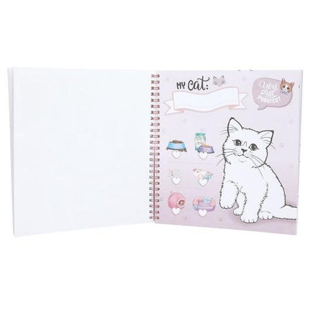 Create Your Topmodel Kitty Colouring Book - BOOKS - Beattys of Loughrea
