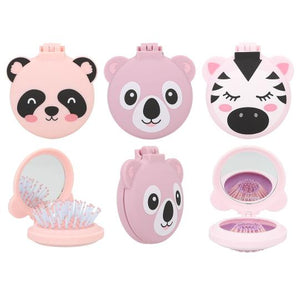 Topmodel Folding Hairbrush With Mirror - JEWELLERY / HAIR ACCS - Beattys of Loughrea