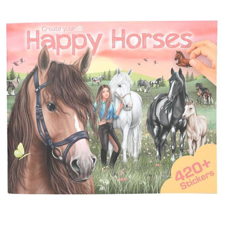 Create Your Happy Horses Colouring Book - BOOKS - Beattys of Loughrea