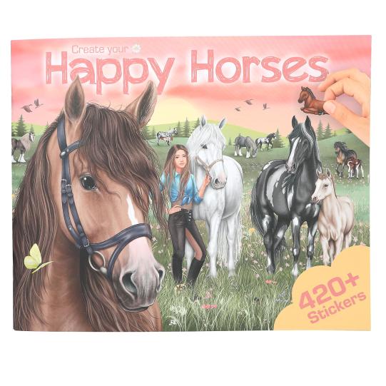 Create Your Happy Horses Colouring Book - BOOKS - Beattys of Loughrea