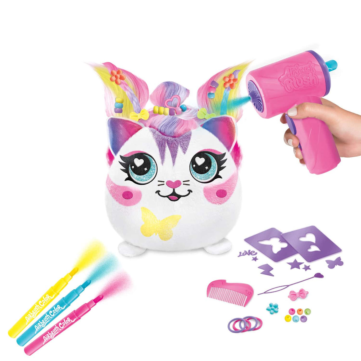 Airbrush Plush Hairiffic Squish Pals - ART & CRAFT/MAGIC/AIRFIX - Beattys of Loughrea