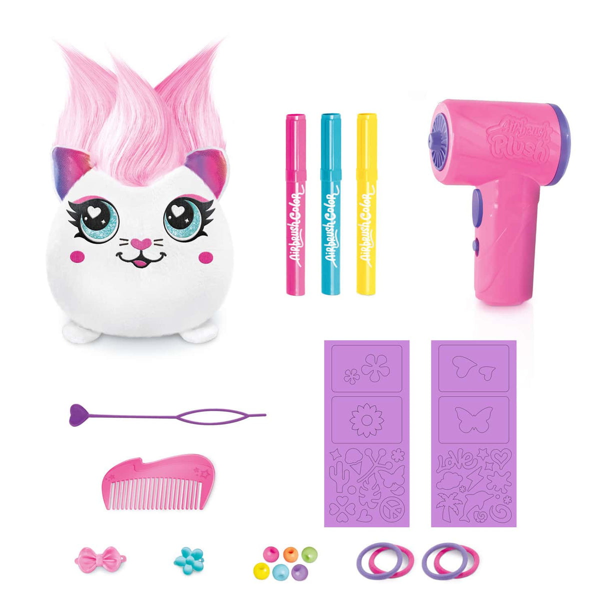 Airbrush Plush Hairiffic Squish Pals - ART & CRAFT/MAGIC/AIRFIX - Beattys of Loughrea