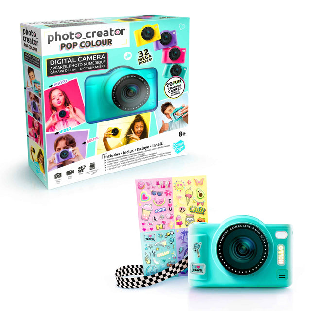 Photo Creator Pop Colour Camera Green - ART & CRAFT/MAGIC/AIRFIX - Beattys of Loughrea