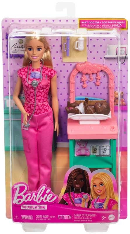Barbie Nurturing Baby Doctor Playset - BARBIE - Beattys of Loughrea