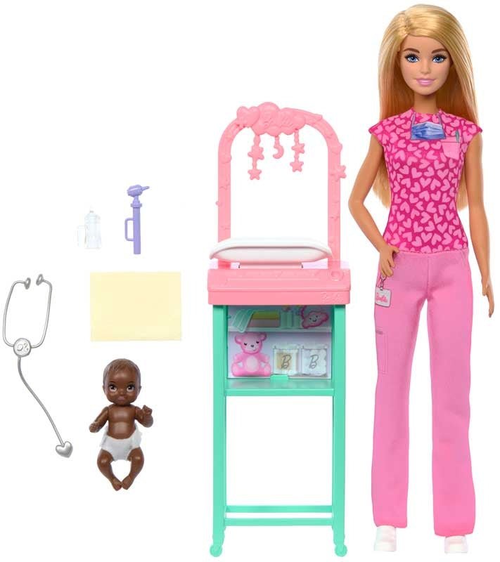 Barbie Nurturing Baby Doctor Playset - BARBIE - Beattys of Loughrea