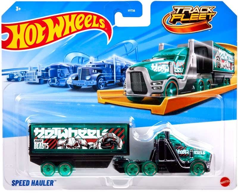 Hot Wheels Track Fleet Vehicles Assorted Styles - CARS/GARAGE/TRAINS - Beattys of Loughrea