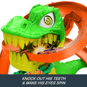 Hot Wheels City T-Rex Blaze Battle Playset