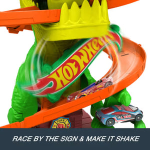 Hot Wheels City T-Rex Blaze Battle Playset