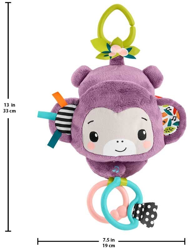 Fisher - Price Sing & Go Purple Monkey - BABY TOYS - Beattys of Loughrea
