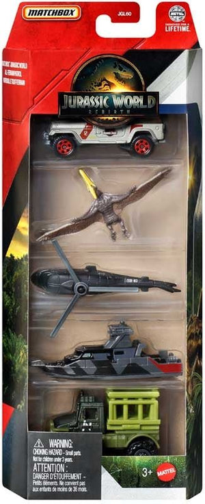 Matchbox Jurassic World 5 - Pack Assorted Styles - A/M, TRANSFORMERS - Beattys of Loughrea