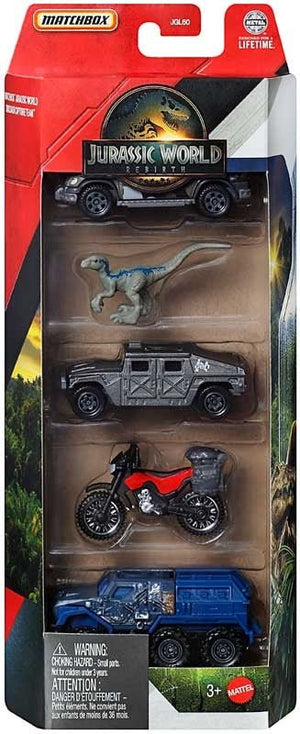 Matchbox Jurassic World 5 - Pack Assorted Styles - A/M, TRANSFORMERS - Beattys of Loughrea