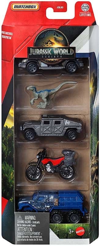 Matchbox Jurassic World 5 - Pack Assorted Styles - A/M, TRANSFORMERS - Beattys of Loughrea