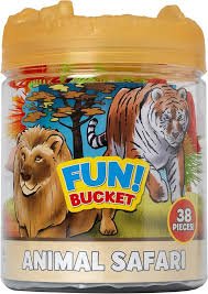 Animal Safari Fun Bucket - FARMS/TRACTORS/BUILDING - Beattys of Loughrea