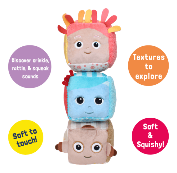 In The Night Garden Comfort Cubes - SOFT TOYS - Beattys of Loughrea