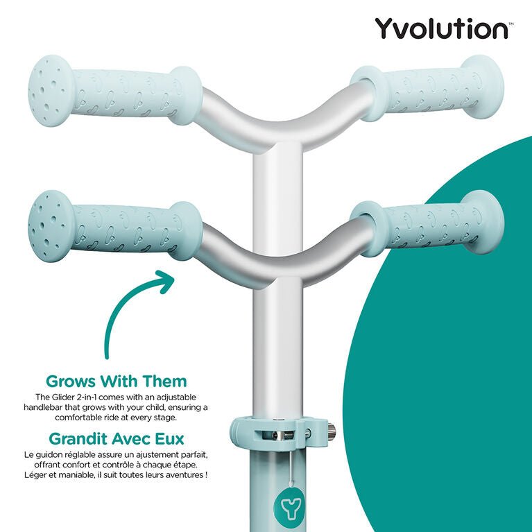 YGlider 2 In 1 Scooter - Teal - GO KART/SCOOTER/ROCKING HORSE - Beattys of Loughrea