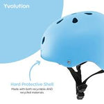 Yvolution Helmet Small - Blue - HELMETS/ SPARES/ ROAD SAFETY - Beattys of Loughrea