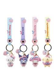 Hello Kitty Keychain & Strap Peach Series - DOLLS - Beattys of Loughrea