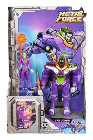 DC Metal Force 6In Armour Attached Joker - A/M, TRANSFORMERS - Beattys of Loughrea