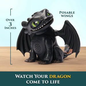 How to Train Your Dragon Roaring Minis - Toothless