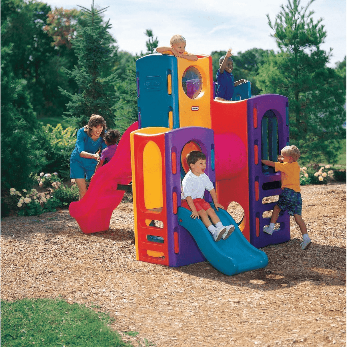 Little Tikes Playground - Tropical - SWINGS/SLIDE OUTDOOR GAMES - Beattys of Loughrea