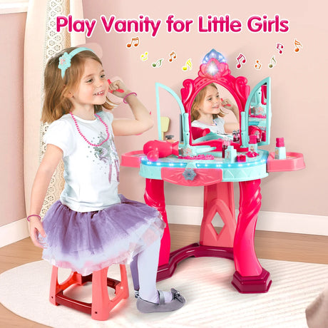 Beauty Vanity Table & Stool - ROLE PLAY - Beattys of Loughrea