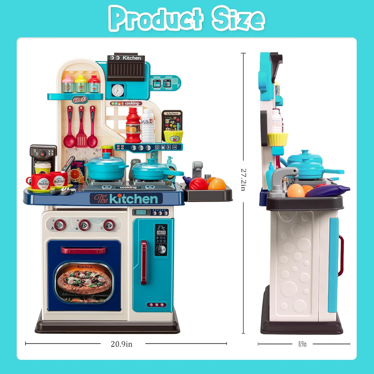 Kids Kitchen Playset - ROLE PLAY - Beattys of Loughrea