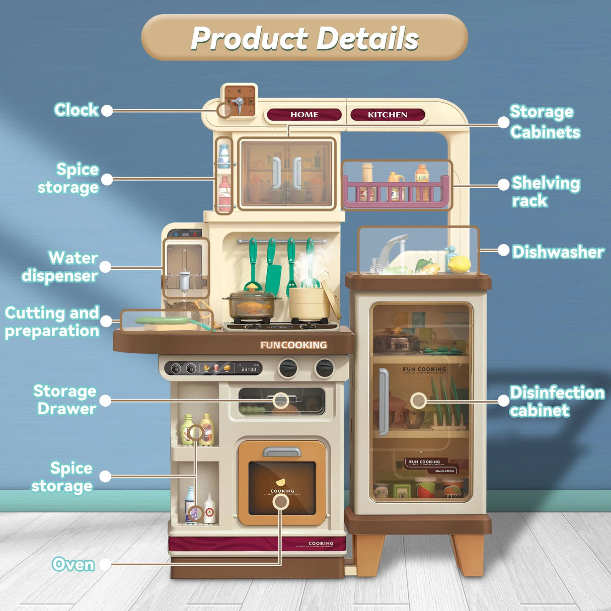 Deluxe Play Kitchen - ROLE PLAY - Beattys of Loughrea