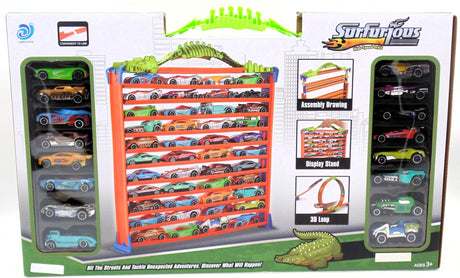 Vehicle & Track Storge Set - CARS/GARAGE/TRAINS - Beattys of Loughrea