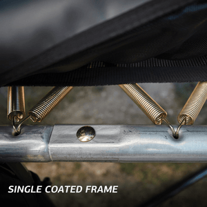 BERG Grand Elite InGround Grey 520 Oval Trampoline with Safety Net Deluxe - SWINGS/SLIDE OUTDOOR GAMES - Beattys of Loughrea