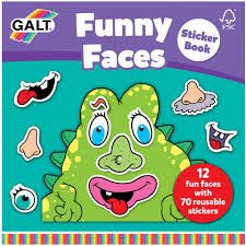 Funny Faces Sticker Book - BOOKS - Beattys of Loughrea