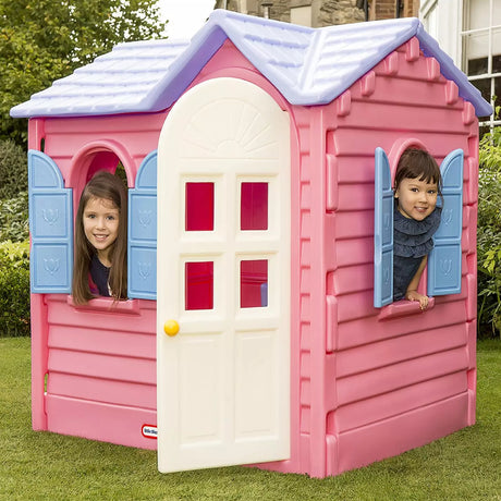 Little Tikes Country Cottage - Pink - SWINGS/SLIDE OUTDOOR GAMES - Beattys of Loughrea