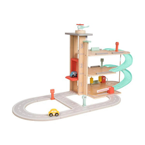 Owl & Fox Wooden Multi - storey Garage - BABY TOYS - Beattys of Loughrea