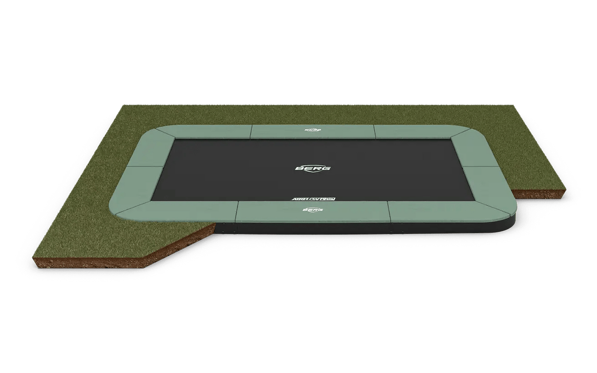 Berg Sports Ultim Champion Eco Flatground Trampoline 410 - SWINGS/SLIDE OUTDOOR GAMES - Beattys of Loughrea