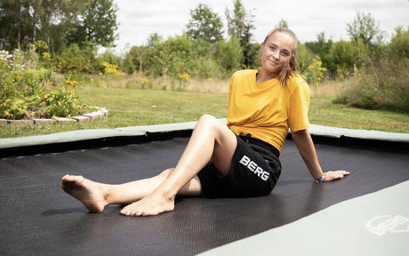 Berg Sports Ultim Champion Eco Flatground Trampoline 410 - SWINGS/SLIDE OUTDOOR GAMES - Beattys of Loughrea