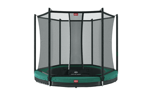 Berg Favorit Inground Trampoline 330 Green + Safety Net Comfort - SWINGS/SLIDE OUTDOOR GAMES - Beattys of Loughrea