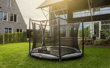 Berg Favorit Inground Trampoline 330 Green + Safety Net Comfort - SWINGS/SLIDE OUTDOOR GAMES - Beattys of Loughrea