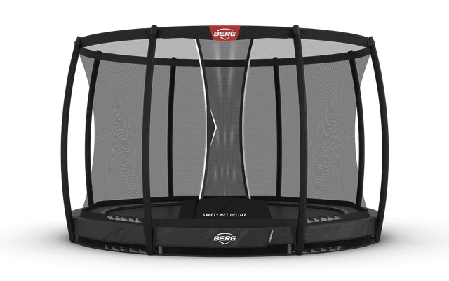 Berg Champion Inground Trampoline 330 Grey + Safety Net Deluxe - Beattys of Loughrea | www.beattys.ie