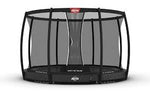 Berg Elite Inground Trampoline 330 Grey + Safety Net Deluxe - SWINGS/SLIDE OUTDOOR GAMES - Beattys of Loughrea