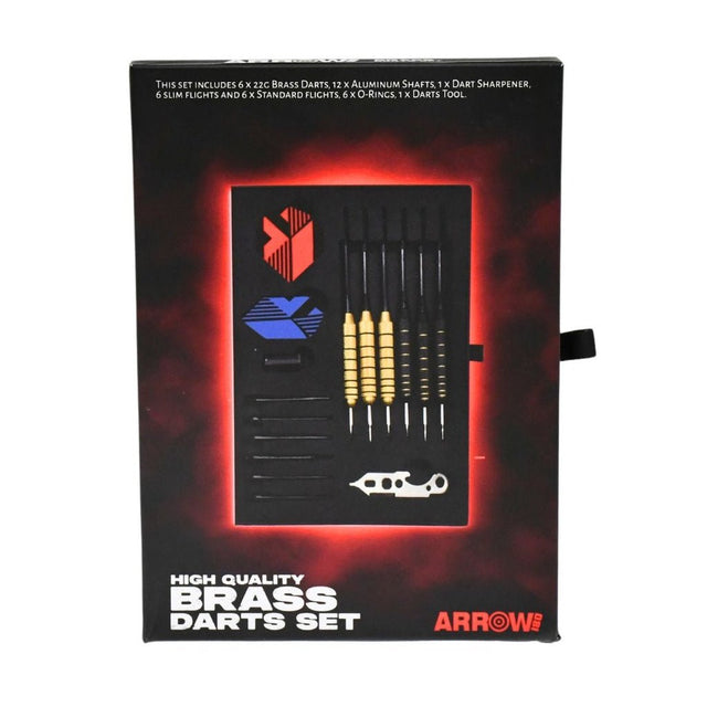 Arrow180 Brass Darts Set - RAQUETS/BALLS/GOLF/DARTS - Beattys of Loughrea