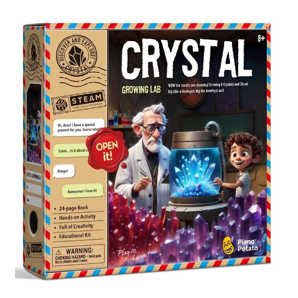 World Of Science Discover & Explore Crystal Growing Lab Kit - ART & CRAFT 2 - Beattys of Loughrea