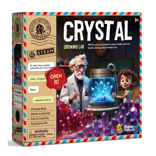 World Of Science Discover & Explore Crystal Growing Lab Kit - ART & CRAFT 2 - Beattys of Loughrea