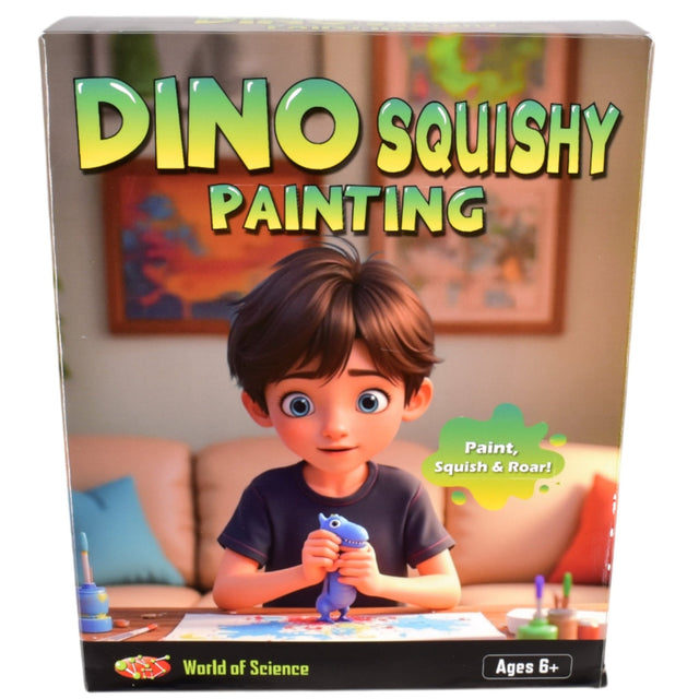 World of Science Squishy Dino Painting Kit - ART & CRAFT/MAGIC/AIRFIX - Beattys of Loughrea